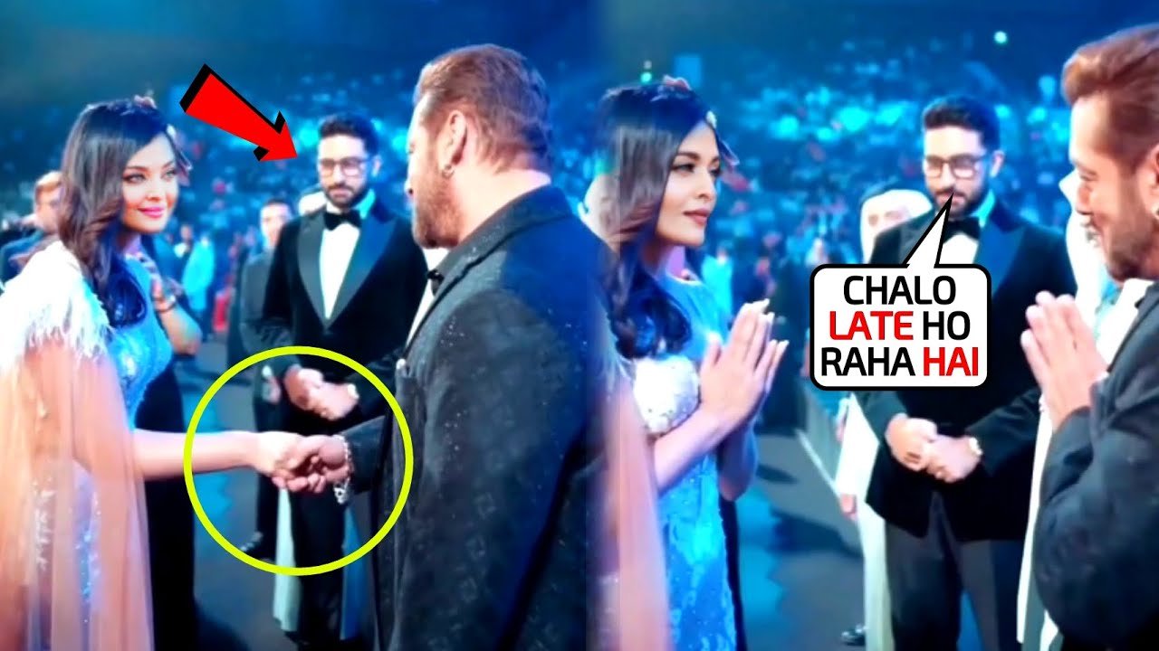 salman khan hand shake with aishvariya rai